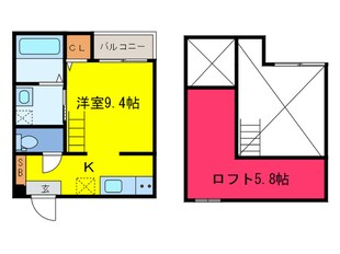 クローバーの物件間取画像